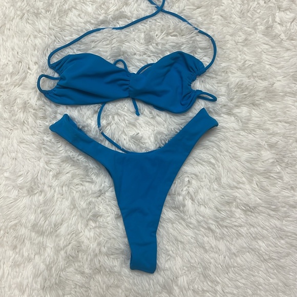 LIPS + HONEY Dani Bikini Set - Turquoise - Picture 3 of 4